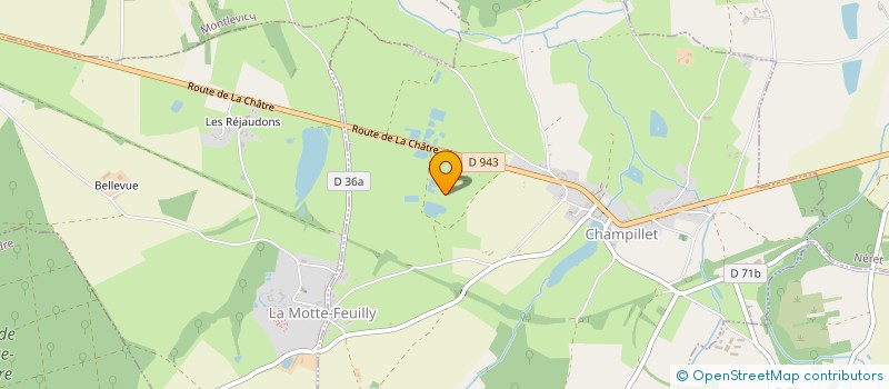 localisation de l'entreprise GAEC DU COMMUNAL à CHAMPILLET