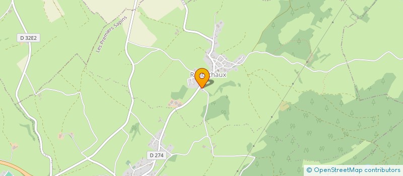 localisation de l'entreprise GAEC DU CONTOUR DES ROCHES à LES PREMIERS SAPINS