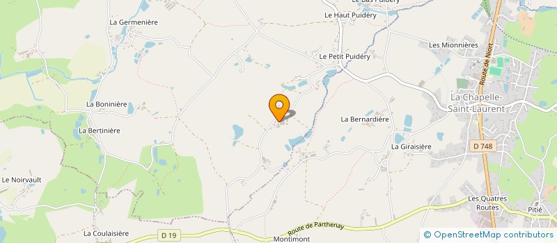 localisation de l'entreprise GAEC DU CORBIN  CHANTELOUP