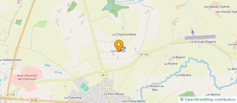localisation de l'entreprise GAEC DU CORMIER à ARON