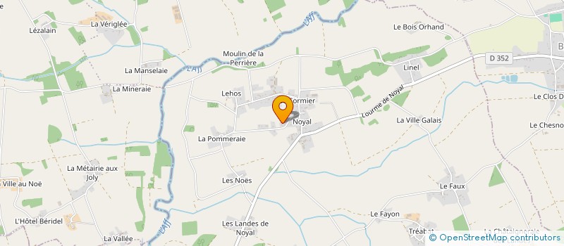 localisation de l'entreprise GAEC DU CORMIER à SIXT-SUR-AFF