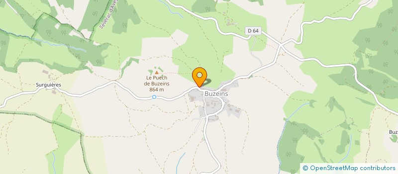 localisation de l'entreprise GAEC DU COUDERC à SEVERAC D'AVEYRON