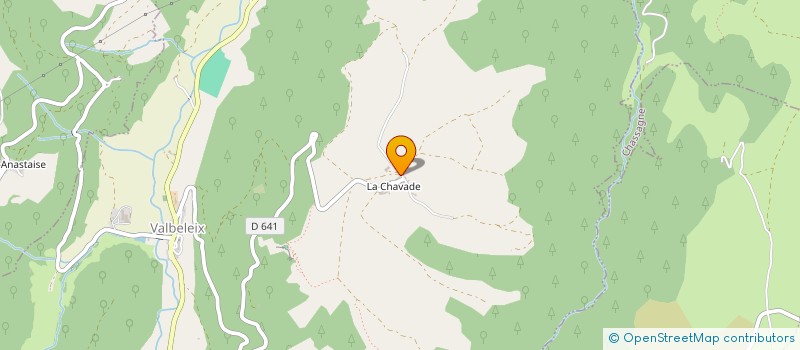 localisation de l'entreprise GAEC DU COUDERT à VALBELEIX