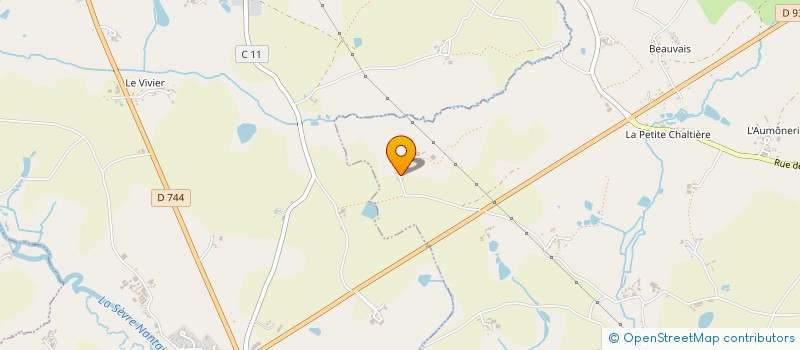 localisation de l'entreprise GAEC DU COUDRAY  COURLAY