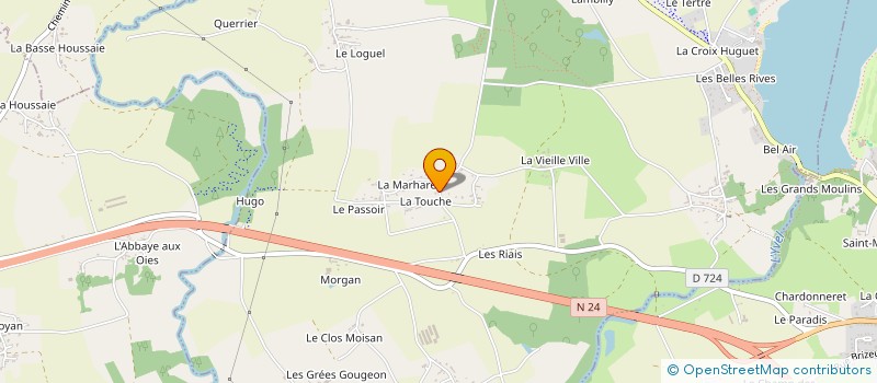 localisation de l'entreprise GAEC DU COURGAN à VAL D'OUST