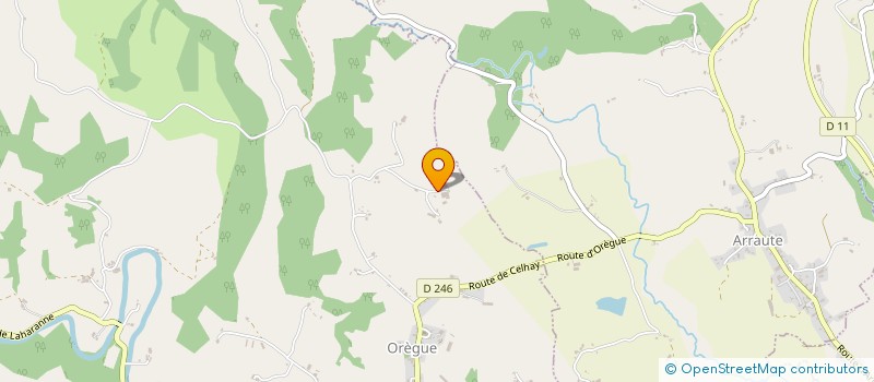 localisation de l'entreprise GAEC DU COUT  ARRAUTE-CHARRITTE