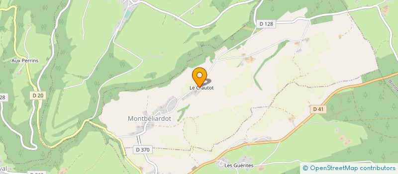 localisation de l'entreprise GAEC DU CRETOT à MONTBELIARDOT