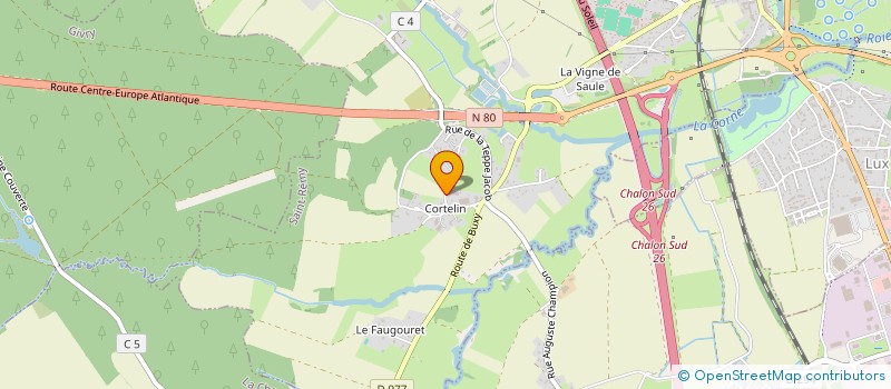 localisation de l'entreprise GAEC DU CREUX DU LOUP à SAINT-REMY