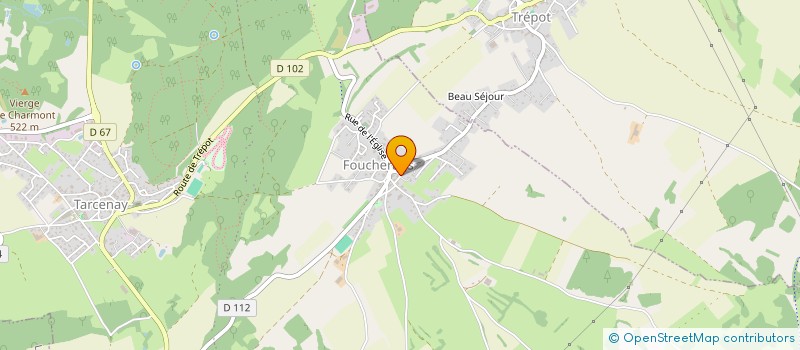 localisation de l'entreprise GAEC DU CROISIS à TARCENAY-FOUCHERANS