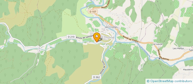 localisation de l'entreprise GAEC DU DARDAILLON  SAINT-THOME