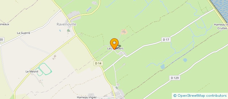 localisation de l'entreprise GAEC DU DAUPHIN à SAINTE-MERE-EGLISE
