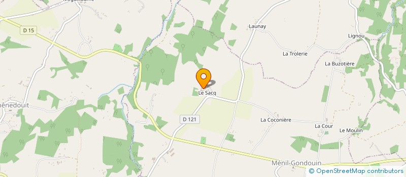 localisation de l'entreprise GAEC DU DELTA à MENIL-GONDOUIN