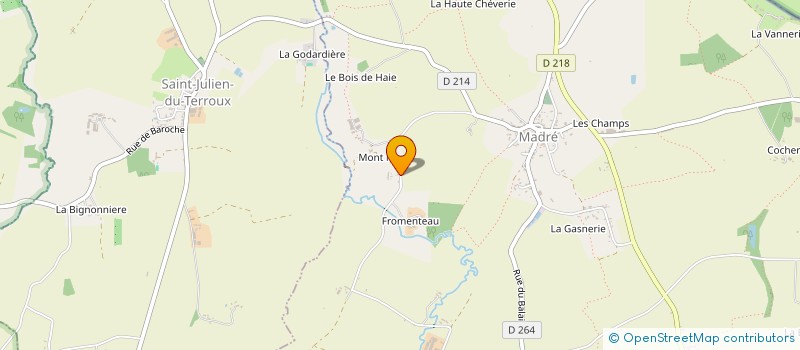 localisation de l'entreprise GAEC DU DESERT à MADRE