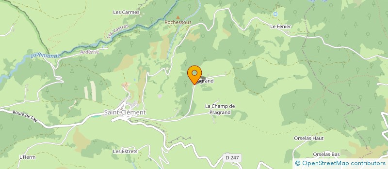 localisation de l'entreprise GAEC DU DEVES à SAINT-CLEMENT