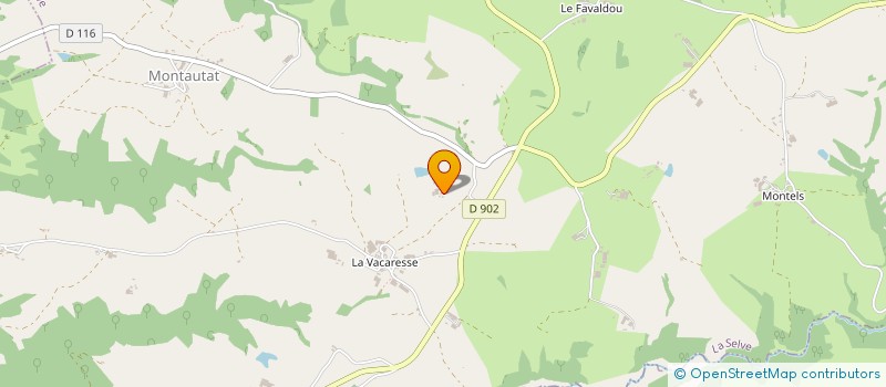 localisation de l'entreprise GAEC DU DEVEZAS  LA SELVE