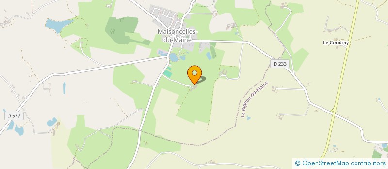 localisation de l'entreprise GAEC DU DOLMEN à MAISONCELLES-DU-MAINE