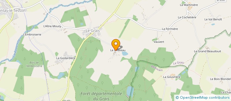localisation de l'entreprise GAEC DU DOMAINE à LE GRAIS