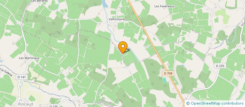 localisation de l'entreprise GAEC DU DOMAINE DE BRILLOU  LA ROQUILLE