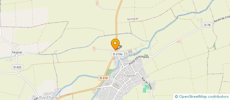 localisation de l'entreprise GAEC DU DOMAINE DE CHALONS à CHAPPES