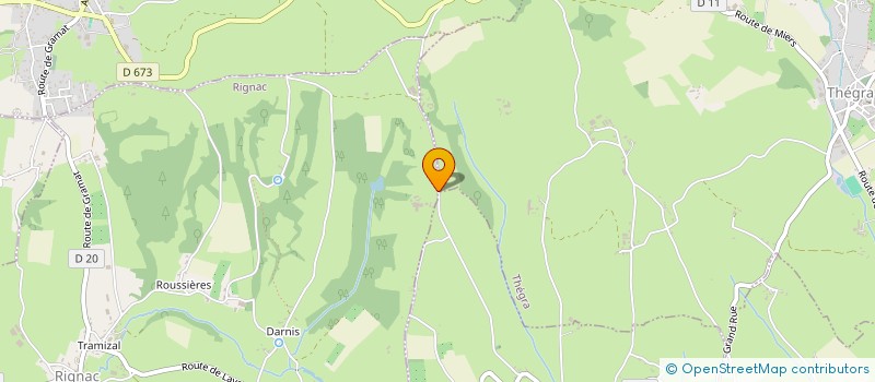 localisation de l'entreprise GAEC DU DOMAINE DE MORDESSON  RIGNAC