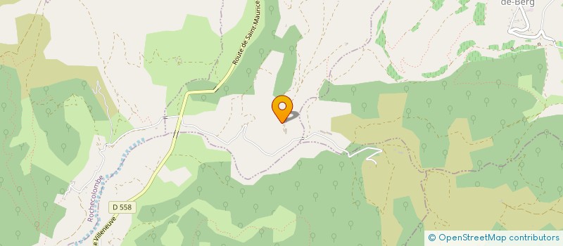 localisation de l'entreprise GAEC DU DOMAINE DE VEDIGNAS à VILLENEUVE-DE-BERG