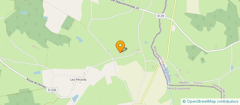 localisation de l'entreprise GAEC DU DOMAINE DES CUINS à TOULON SUR ALLIER