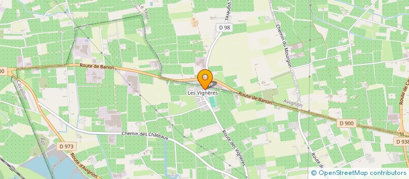 localisation de l'entreprise GAEC DU DOMAINE DES GARENNES  CAVAILLON