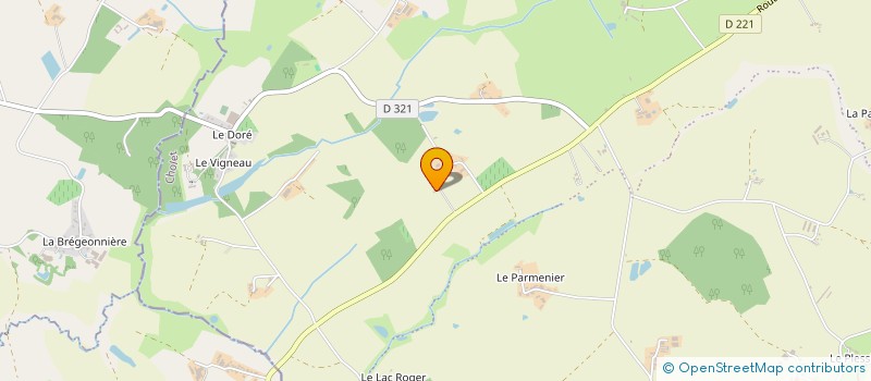 localisation de l'entreprise GAEC DU DORE à MONTREVAULT-SUR-EVRE