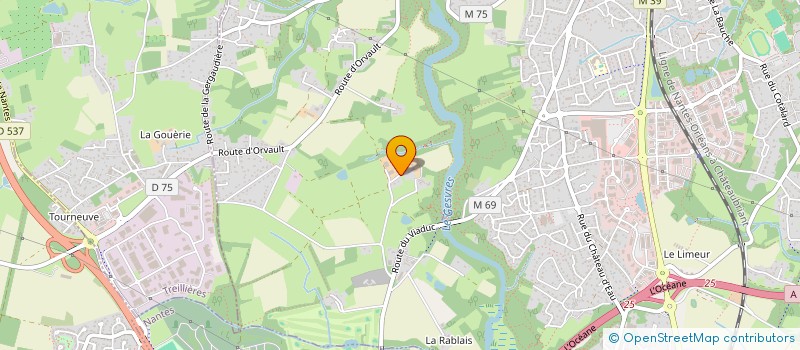 localisation de l'entreprise GAEC DU DOUET à LA CHAPELLE-SUR-ERDRE