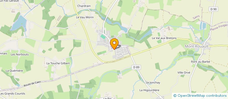 localisation de l'entreprise GAEC DU DOUET à SAINS