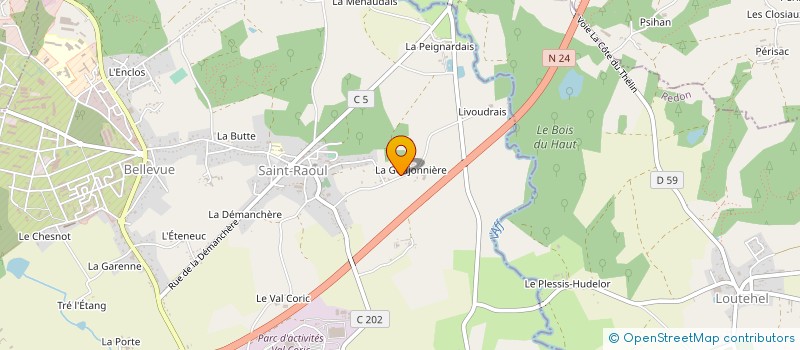 localisation de l'entreprise GAEC DU DRAN à GUER
