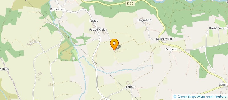 localisation de l'entreprise GAEC DU FALZOU à SIZUN