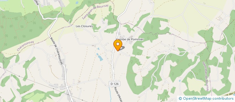 localisation de l'entreprise GAEC DU FARGET à SAINT-JEAN-DE-BOURNAY