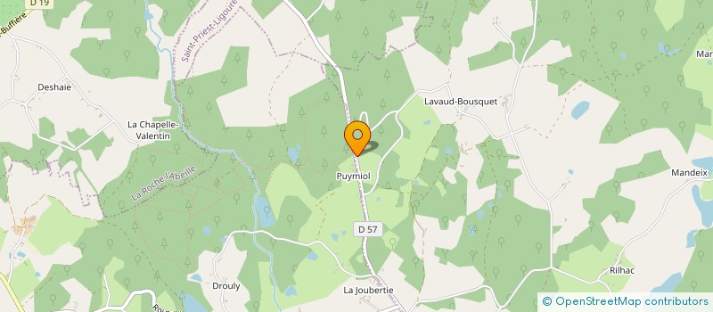 localisation de l'entreprise GAEC DU FAU MARIDATS à CHATEAU-CHERVIX