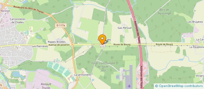 localisation de l'entreprise GAEC DU FAYET  SAINT-JUST