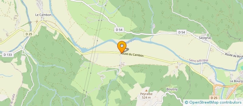 localisation de l'entreprise GAEC DU FER A CHEVAL  ST-AFFRIQUE