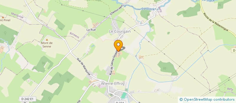 localisation de l'entreprise GAEC DU FERNEHENT à WIERRE-EFFROY