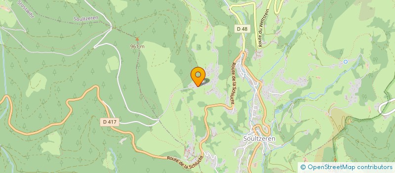 localisation de l'entreprise GAEC DU FORLET à SOULTZEREN