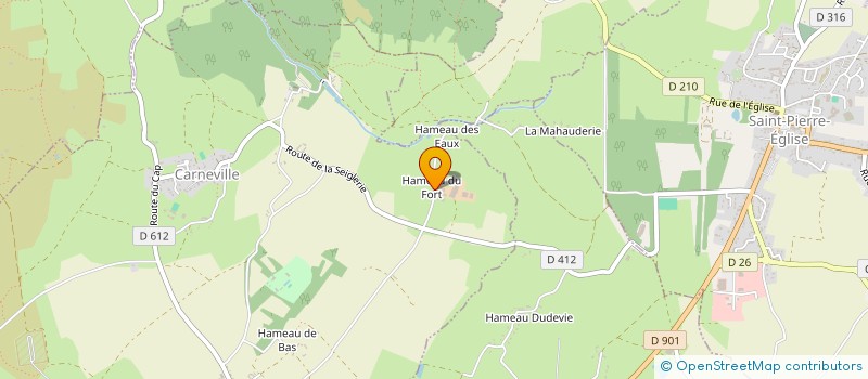 localisation de l'entreprise GAEC DU FORT à CARNEVILLE