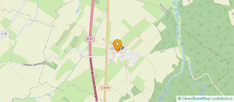 localisation de l'entreprise GAEC DU FORT  MOUTROT