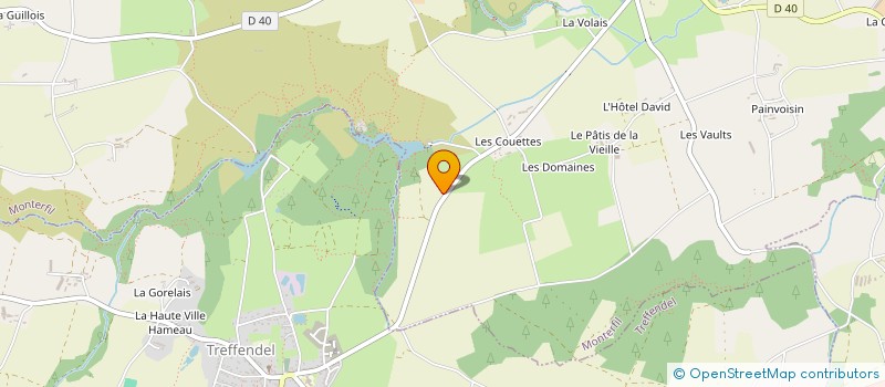 localisation de l'entreprise GAEC DU FOUGERAY à MONTERFIL