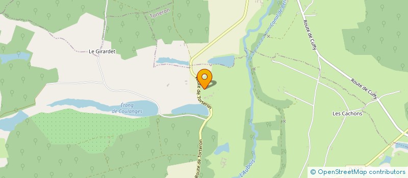 localisation de l'entreprise GAEC DU FOURNEAU  LE CHAUTAY