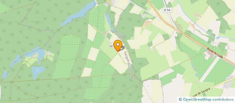 localisation de l'entreprise GAEC DU FOUTEAU à SAVIGNE SOUS LE LUDE