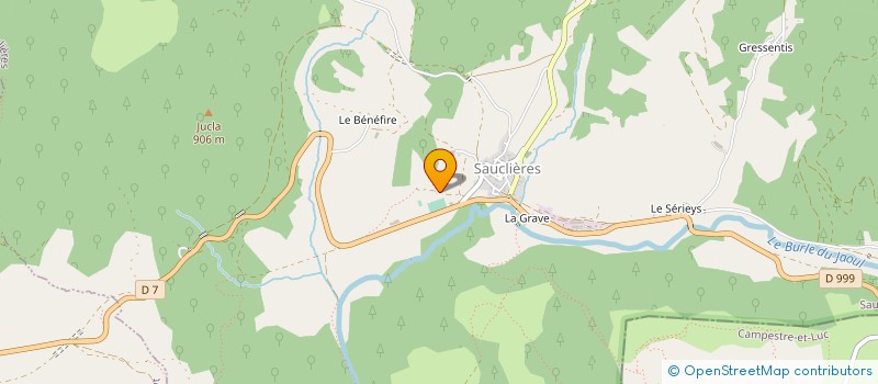 localisation de l'entreprise GAEC DU FRAYSSINEL à LA CAVALERIE