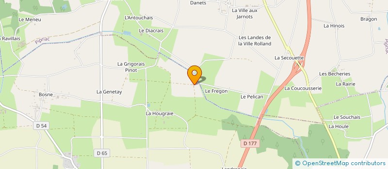 localisation de l'entreprise GAEC DU FREGON à PIPRIAC