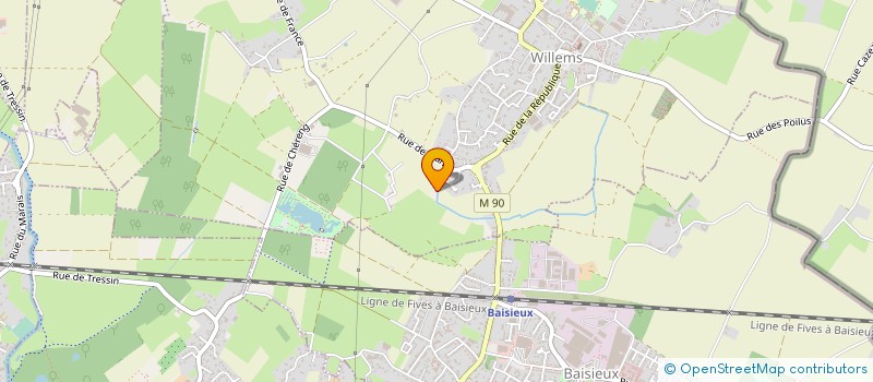 localisation de l'entreprise GAEC DU FRESNOY  WILLEMS