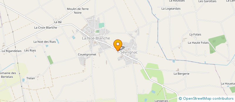 localisation de l'entreprise GAEC DU GASNIER à LA NOE-BLANCHE