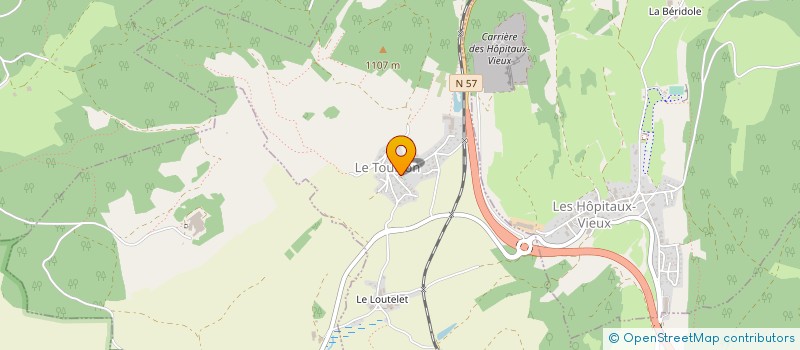 localisation de l'entreprise GAEC DU GOUSSON à LONGEVILLES-MONT-D OR