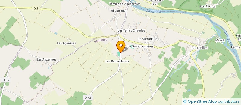 localisation de l'entreprise GAEC DU GRAND BAUDRUSSAIS à LINGE