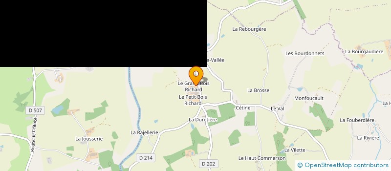 localisation de l'entreprise GAEC DU GRAND BOIS PICHARD à LASSAY-LES-CHATEAUX